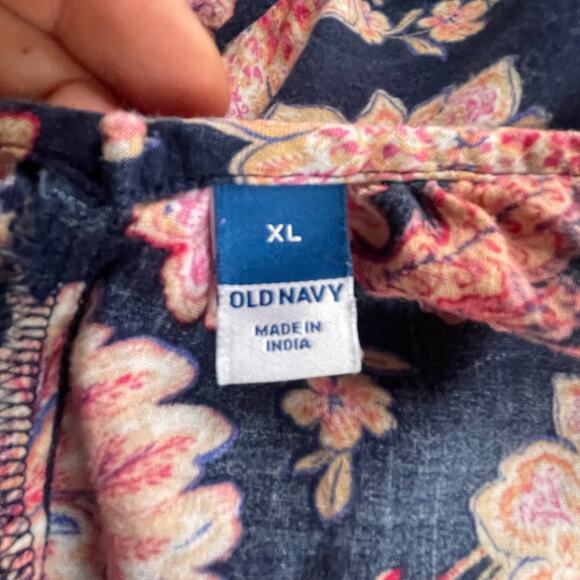 Old Navy Spaghetti Strap Womens Floral Maxi Sundress Size XL - Picture 9 of 11